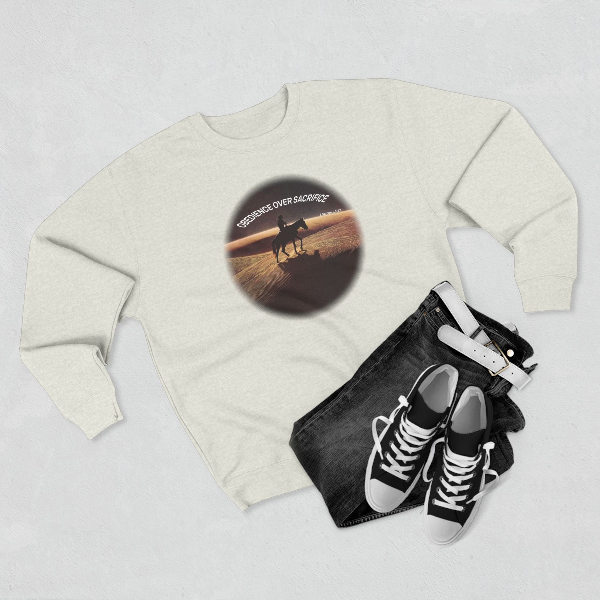 Obedience Over Sacrifice Sweatshirt